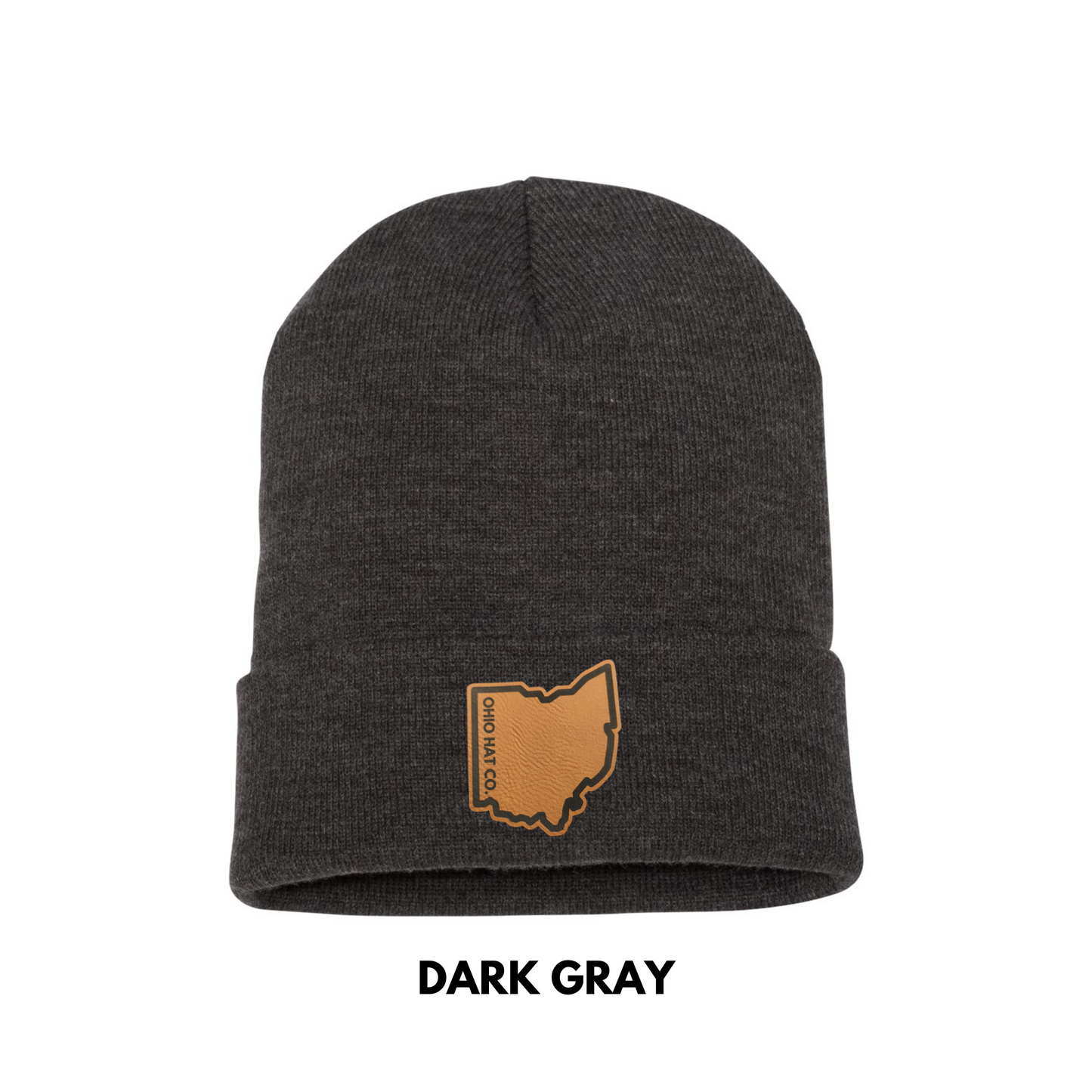 Dark Gray Cuffed Beanie