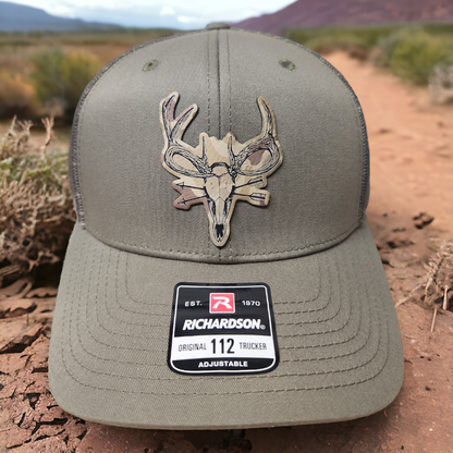 Deer Skull Camo 112PM Adult Hat