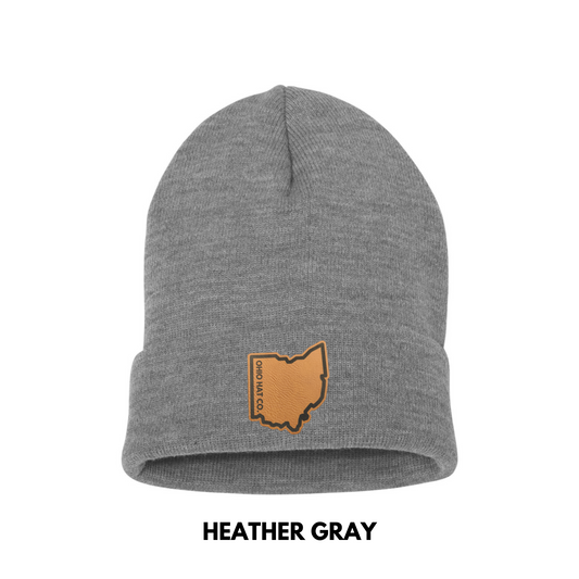 Customized Light Gray Cuffed Beanie