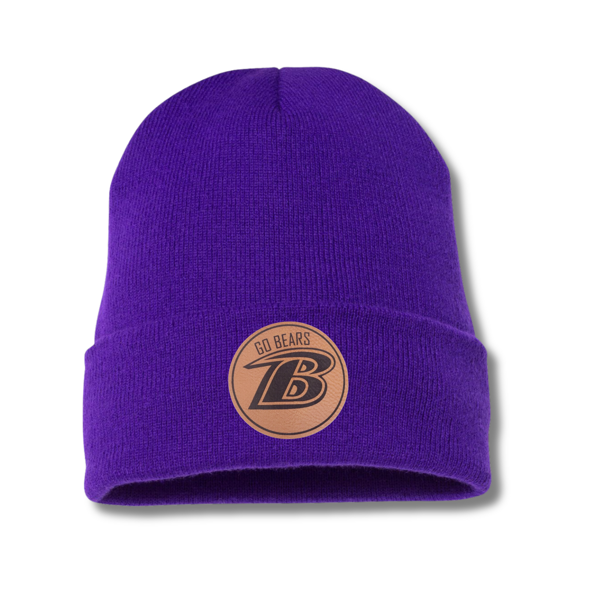 Purple Bryan Bears beanie